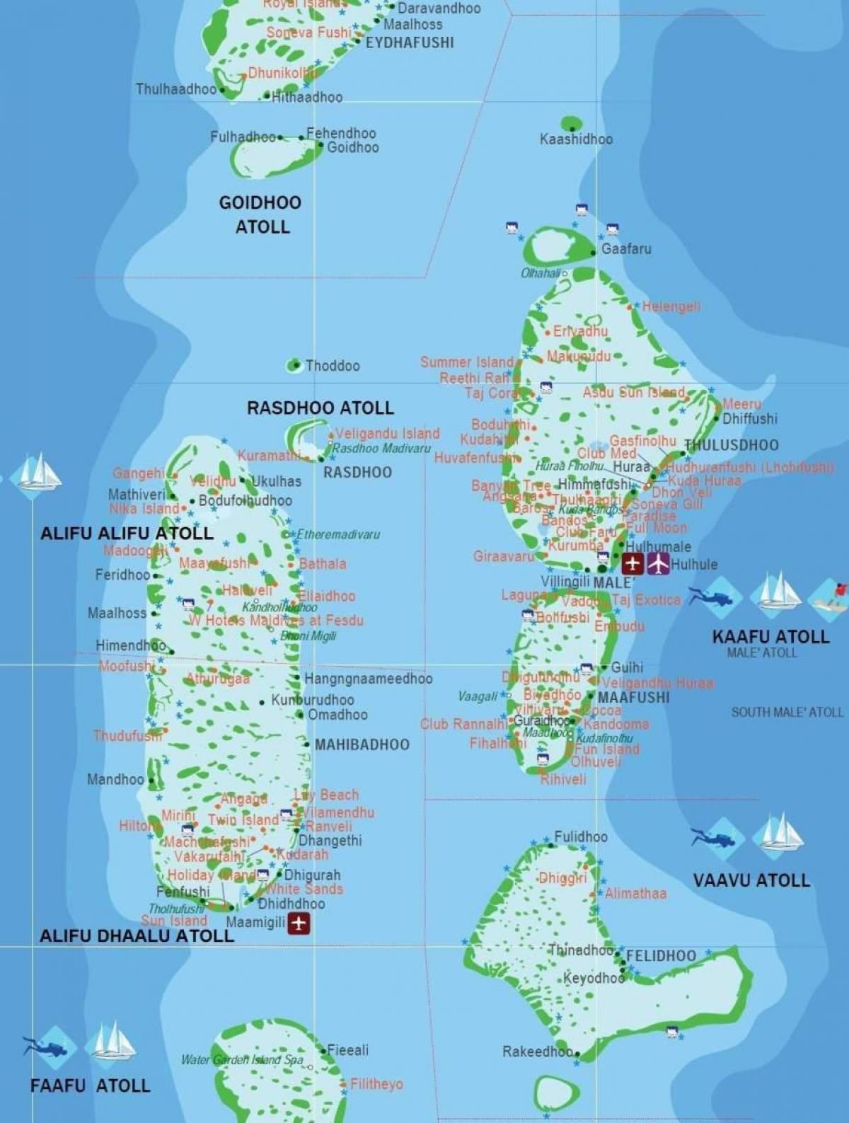Maldivi karti grada