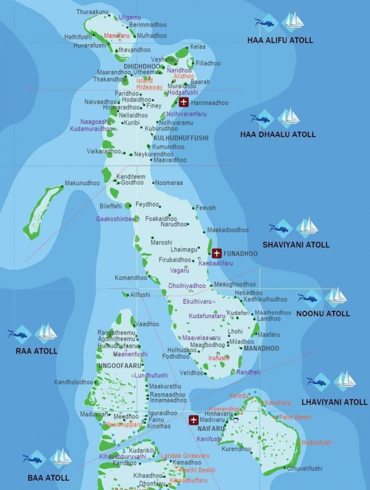 maldivi karta Karta Maldivi   više kartica Maldivi (Južna Azija   Azija) maldivi karta