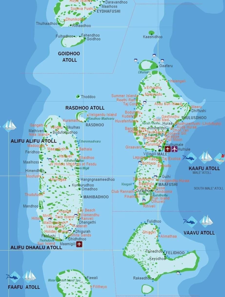 Maldivi karti grada